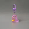 Glow-in-the-dark transparent purple ghost