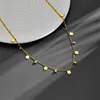 Gold with leaf necklace
