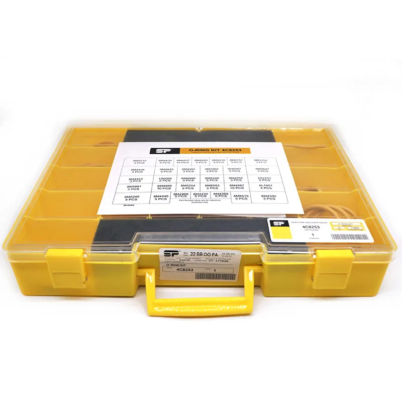 4c8253 Oring Kit Box 4c8253 Dring Rubber O Rings For Cat Excavator