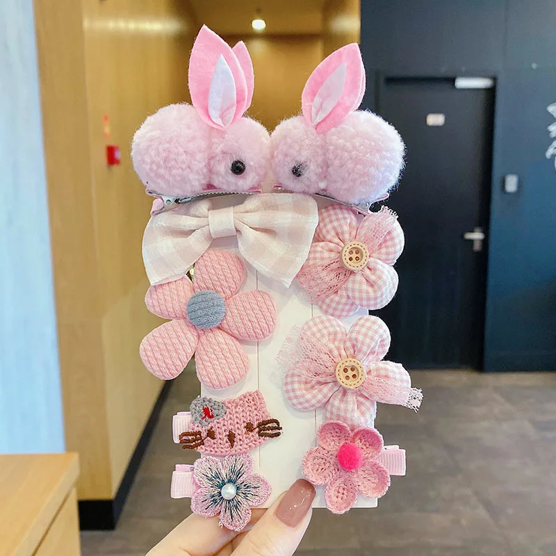 Осенне-зимние милые заколки для волос Лидер продаж корейские детские маленьких принцесс девочек аксессуары