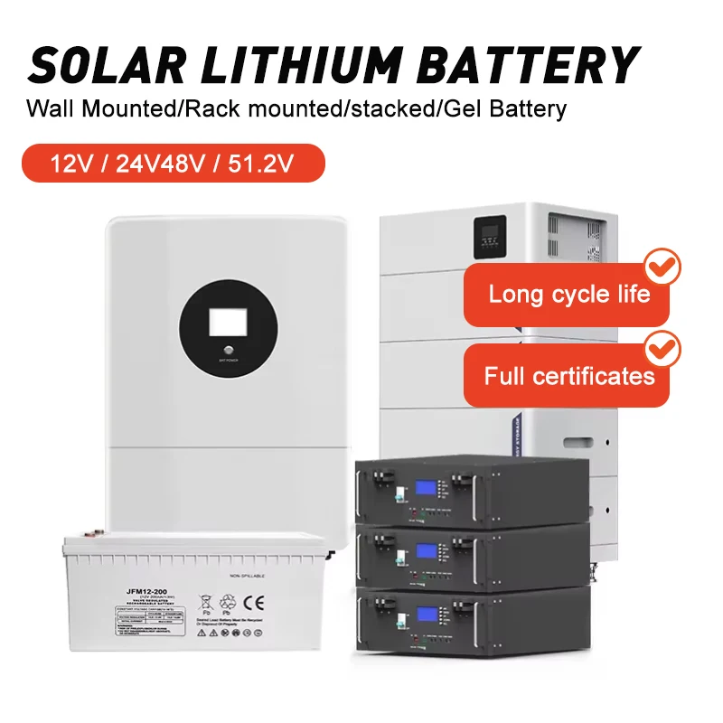 Residential Off-Grid Solar Panels System 3Kw 30Kw Solar Power Energy System 200ah Capacity CAN Home Use