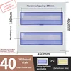 40-bit double-row widened cover plate