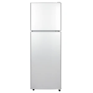 Recessed Handle Factory Direct Supply BCD-102  ETL Abundunt Configuration Office Fridge Double Door Refrigerator