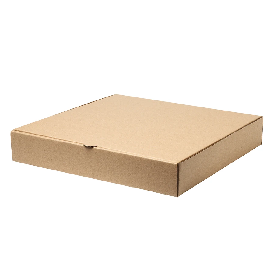 Wholesale Custom Color logo Printing Disposable Kraft Takeaway Cardboard 10/12/14/16 Other Inch White Brown Pizza Box