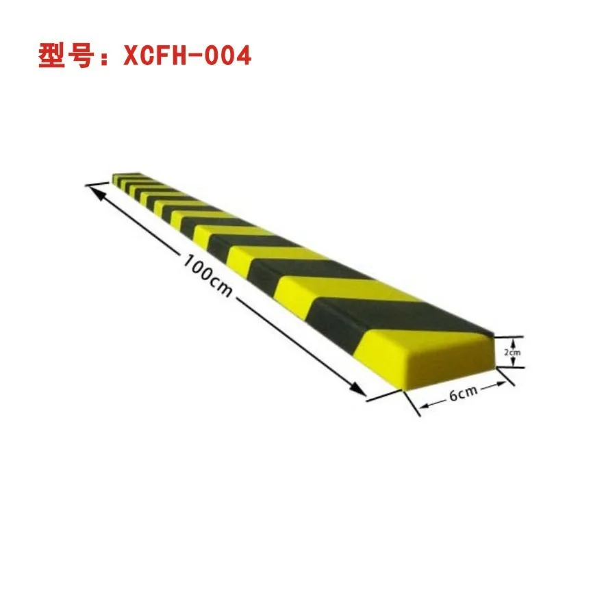 Industrial grade self-adhesive pu anti-collision strip is used for safety warning