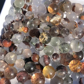 Wholesale Nature Gemstone Crystal Sphere Healing Clear Quartz Phantom/Ghost Crystal Ball