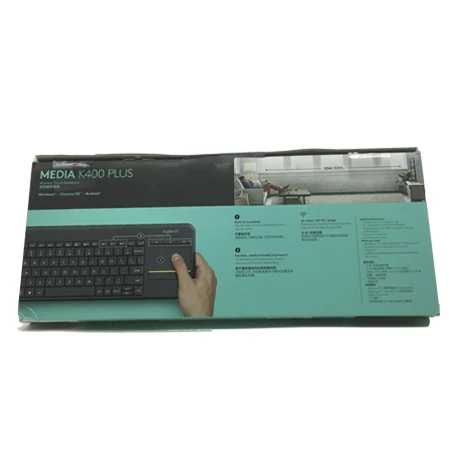 Clavier Logitec K400 Plus TV – Reconditionné – AZERTY Espagnol – Boîtier