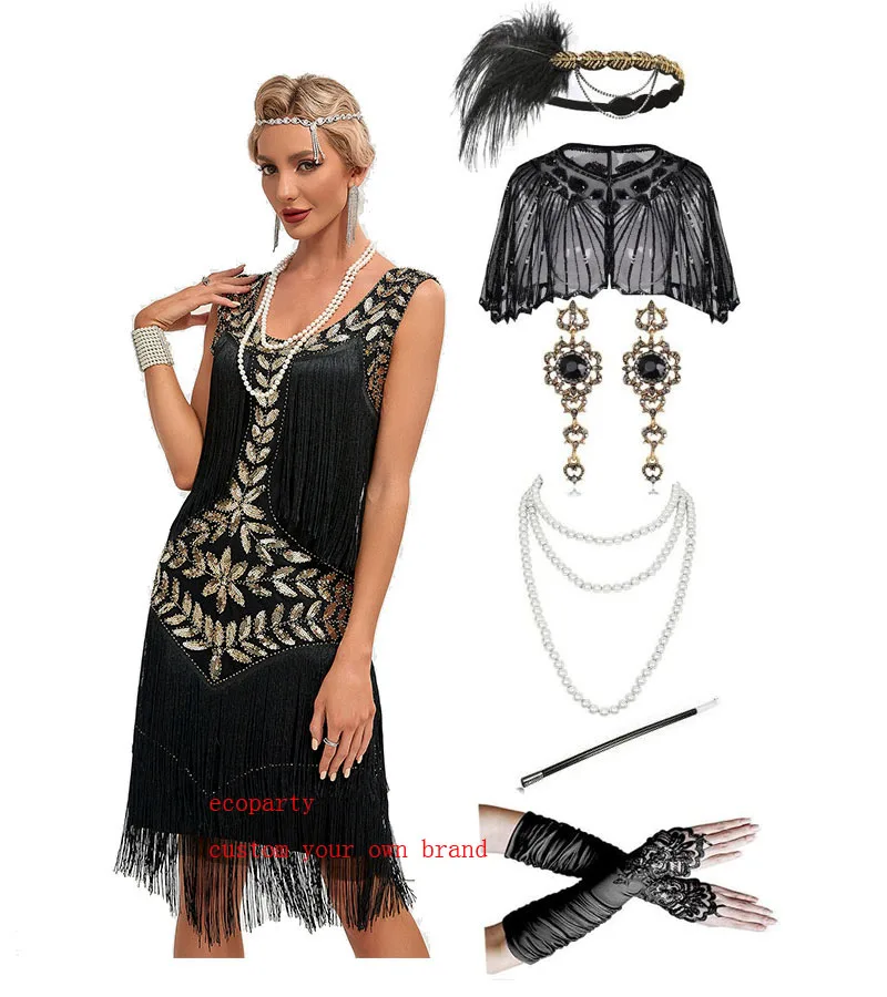 Flapper Costume Amazon Great Gatsby Accessories Ecoparty Women's