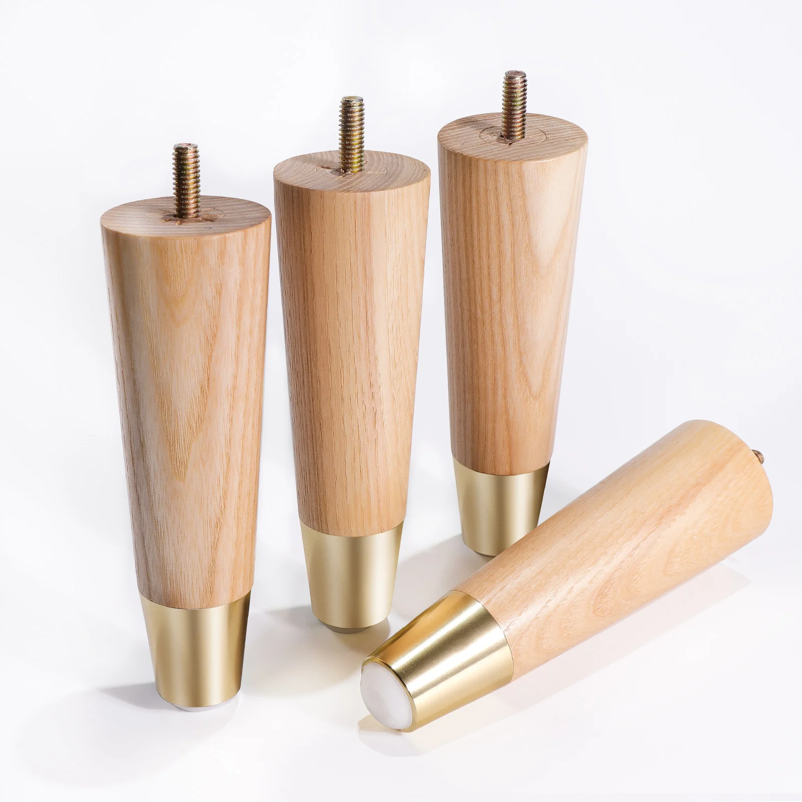 Wekis Wholesale Modern Wooden Sofa Legs Furniture Legs For Sofa Feet Solid Wood Bed