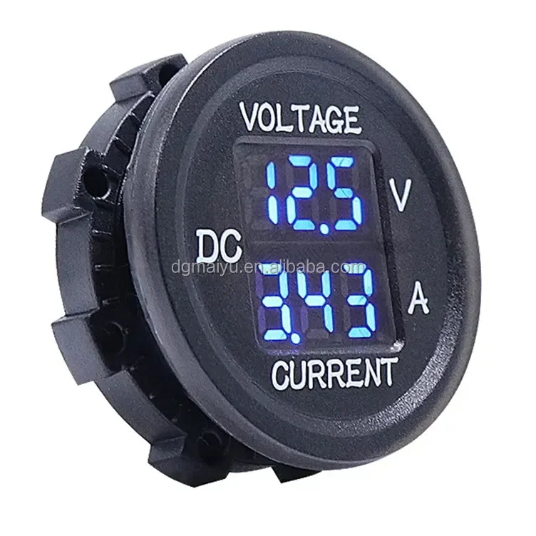 Dc 12v24v Dual Digital Led Display Current Voltmeter Voltage Monitor