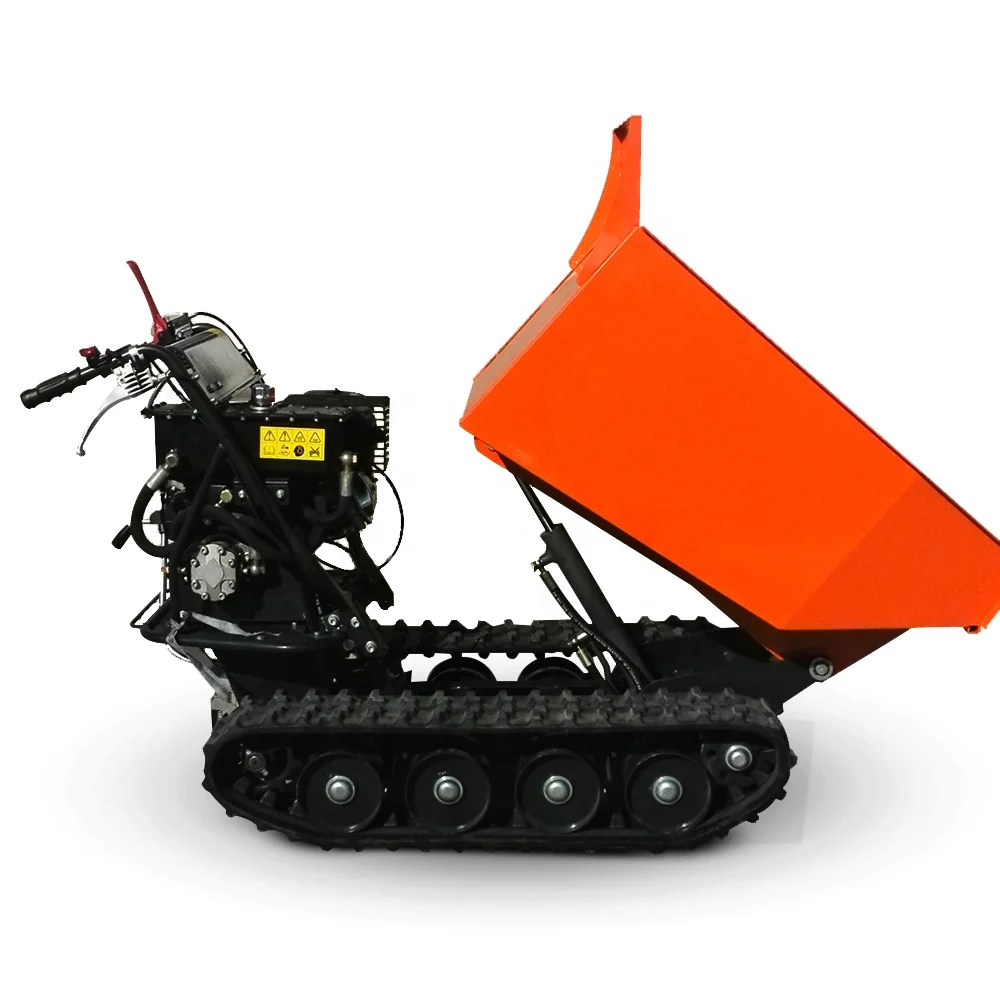 Многофункциональный мини-гусеничный самосвал вездеход полезная нагрузка 500 кг тачка мощный бетонный багги/самосвал