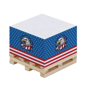 Hot Selling Self-Adhesive Customized Office Study Sticky Notes Cube with Magnetic Back Custom Size & CMYK Color Options