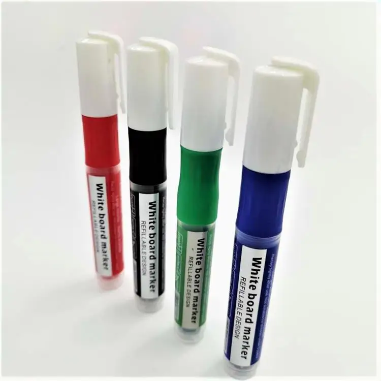 Nontoxic Whiteboard Pen Dry Erase Marker Replaceable Ink Sac