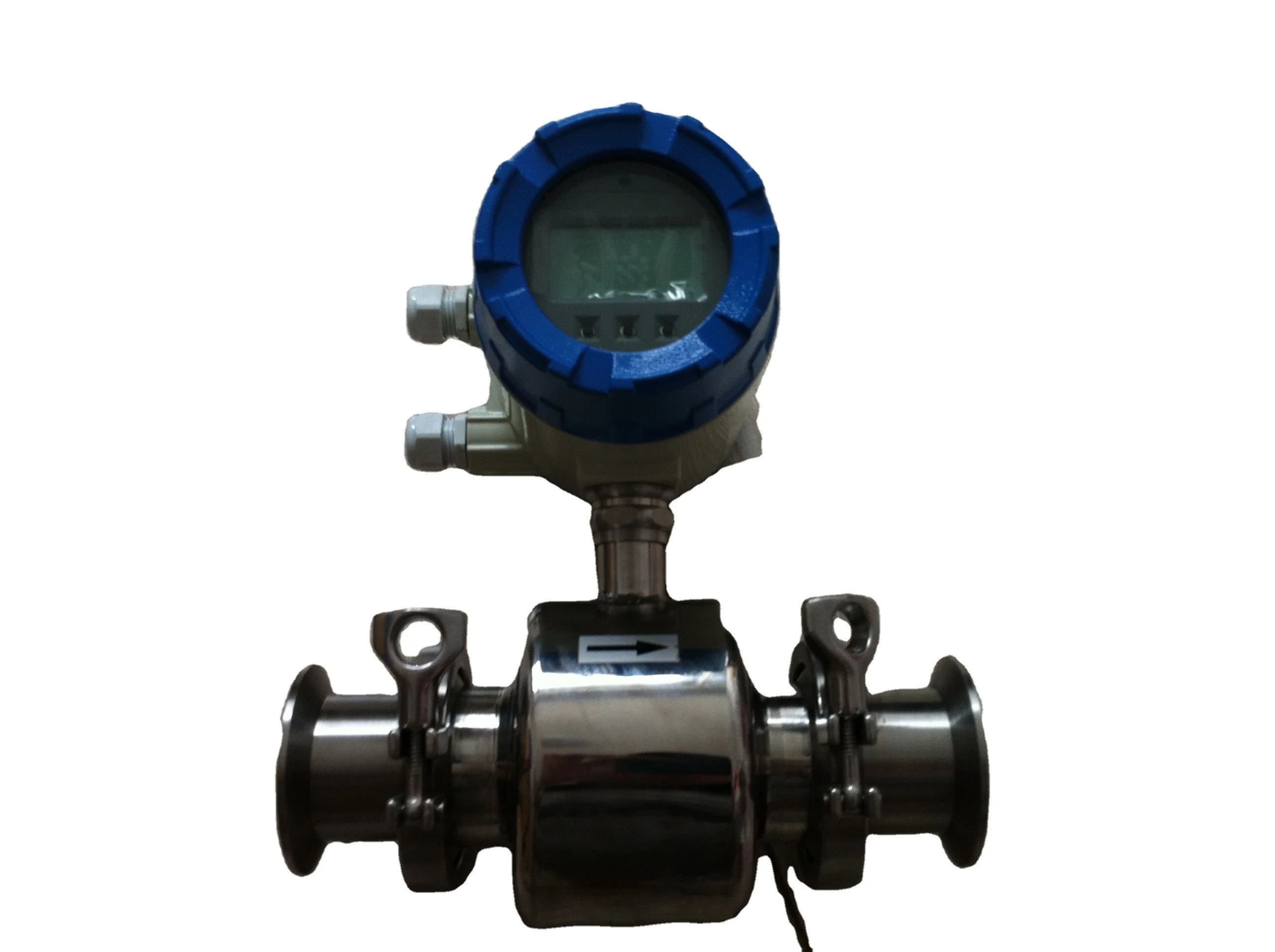 Electromagnetic Flowmeter Converter Magnetic Flow Meter Acid Salt Water Flow Sensor Water for City Water Treatment