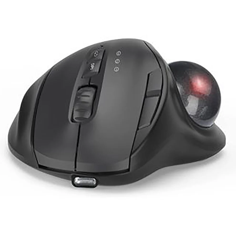 Rechargeable Wireless Mouse Bt 5.0 2.4G Wireless Daul Model Trackball Mouse for Laptop Tablet PC 2400DPI Adjustment