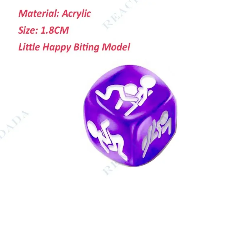 High Quality Sex Positions Dice with Sex Love-Position Oral Sex Dice 1.8cm Adult Game Erotic Dice