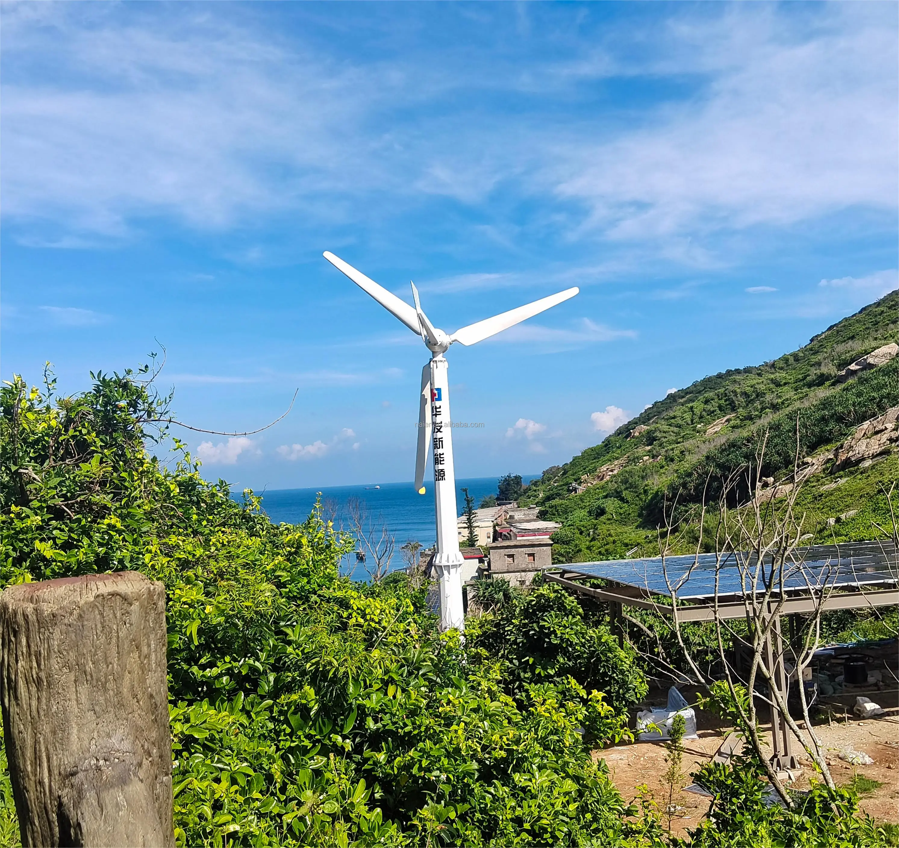 High Power Generation Efficiency 5Kw 240V 380V Wind Turbine Stable ...