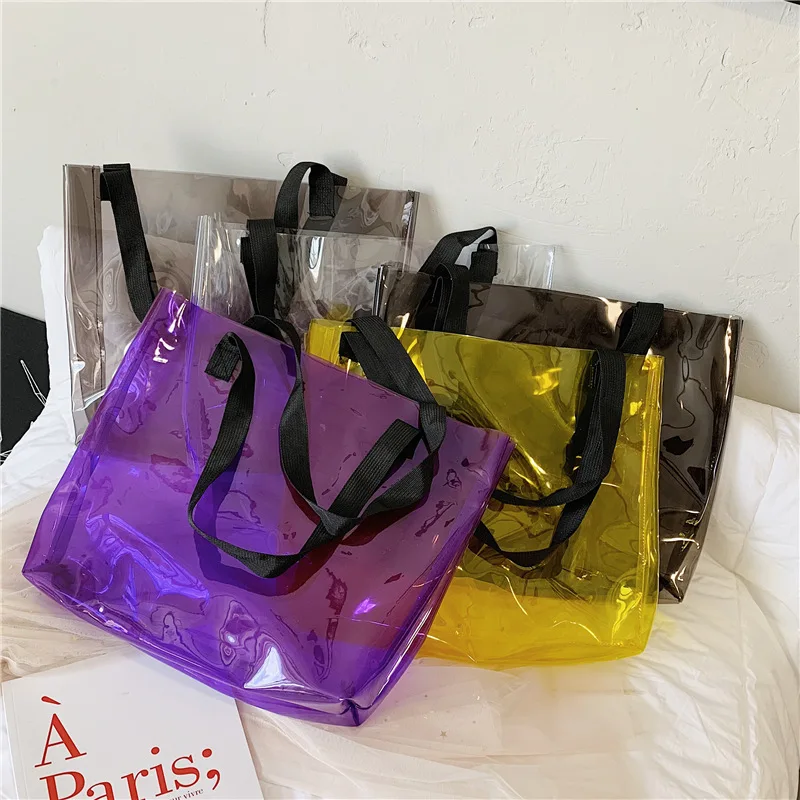 Large capacity women's bag in summer 2022 new PVC transparent