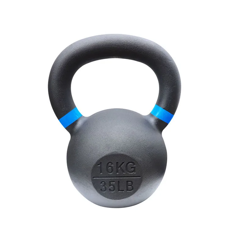 Competitive Miniature Kettlebell Set for Workout Strength Training Black Painted Cast Iron Spray Kettlebell