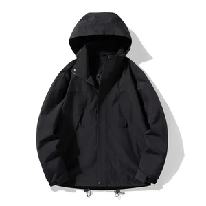Unisex Thin Breathable Waterproof Windproof Coat for Outdoor Activities-Zipper Closure Mountain Hiking Jackets