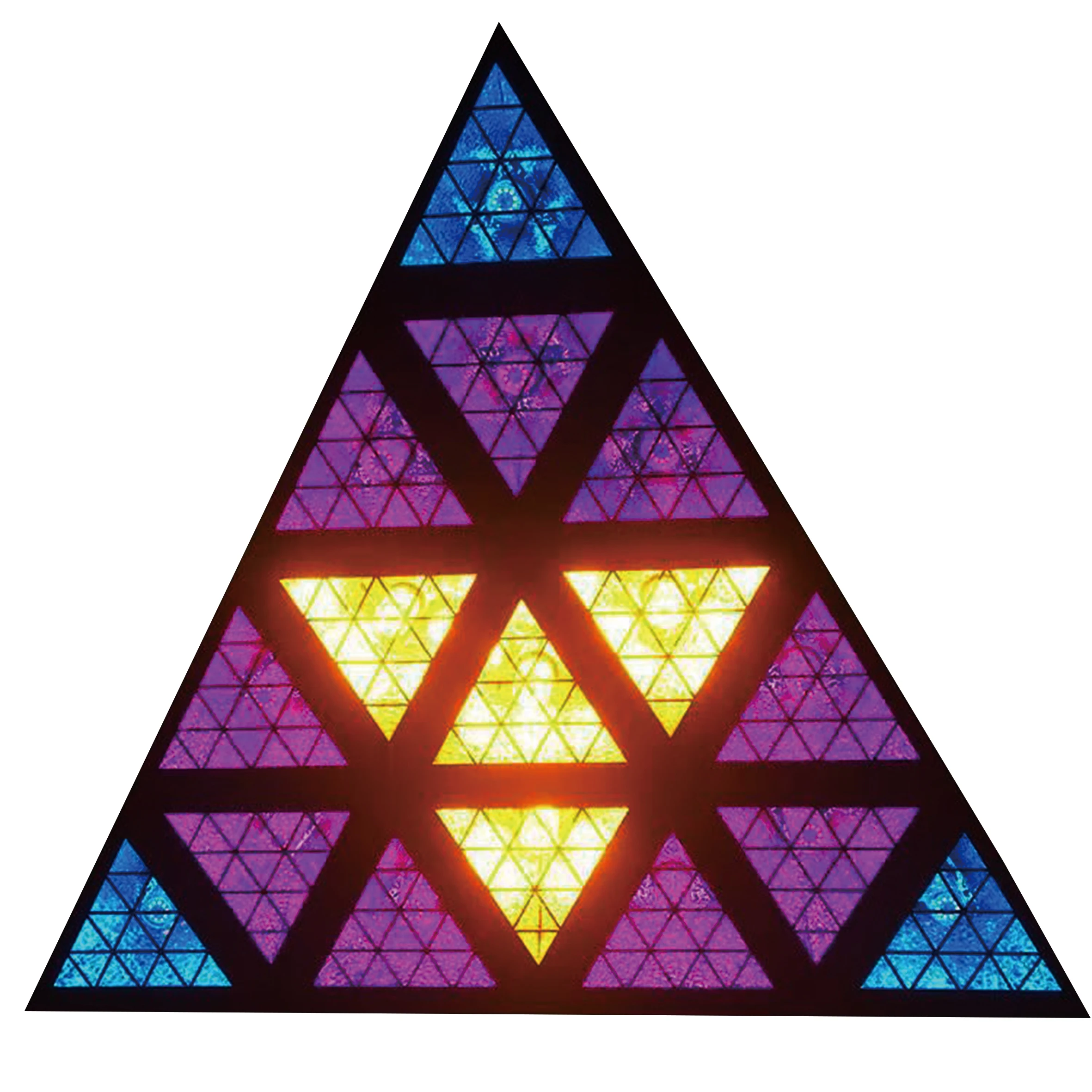16x30W Golden Triangle Retro Matrix LED Stage Lights DJ Disco Background Light for Stunning Stage Effect