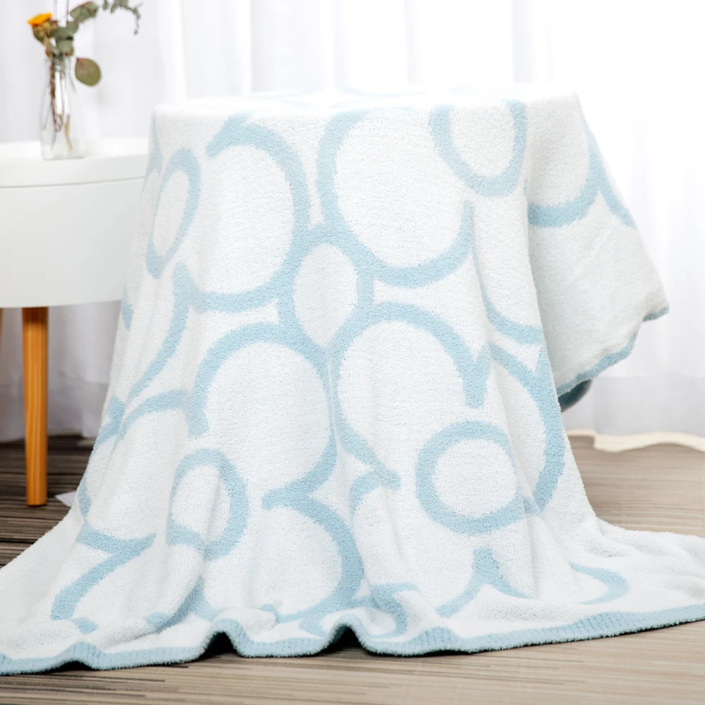 Neutral, Soft Lightweight Micro Fleece Blanket with Double Layer, Dotted Backing, Breathable Receiving Blanket manufacture