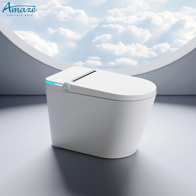 Modern high-end automatic toilet bidet CUPC certification bathroom sanitary wares floor intelligent smart toilets