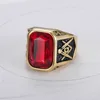 Zircon rouge doré