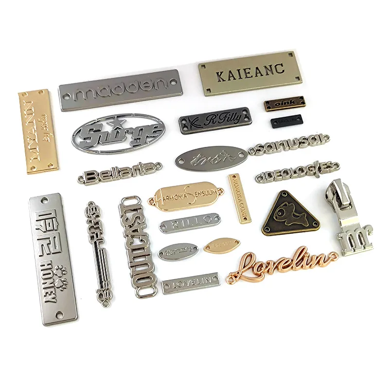 Металлическая Этикетка из цинкового сплава для шитья одежды