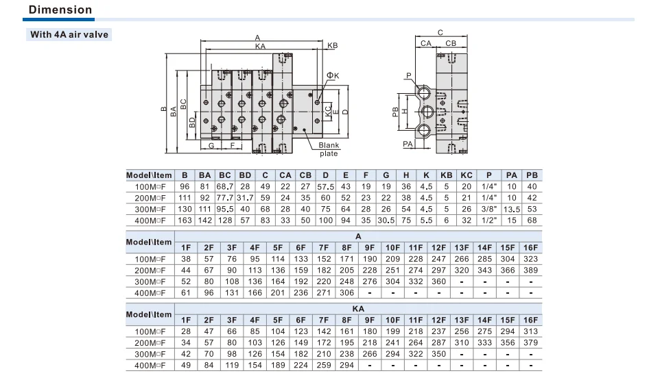 Air Valve Manifold 100m5f 100m6f 100m7f 100m8f - Buy Air Valve Manifold ...