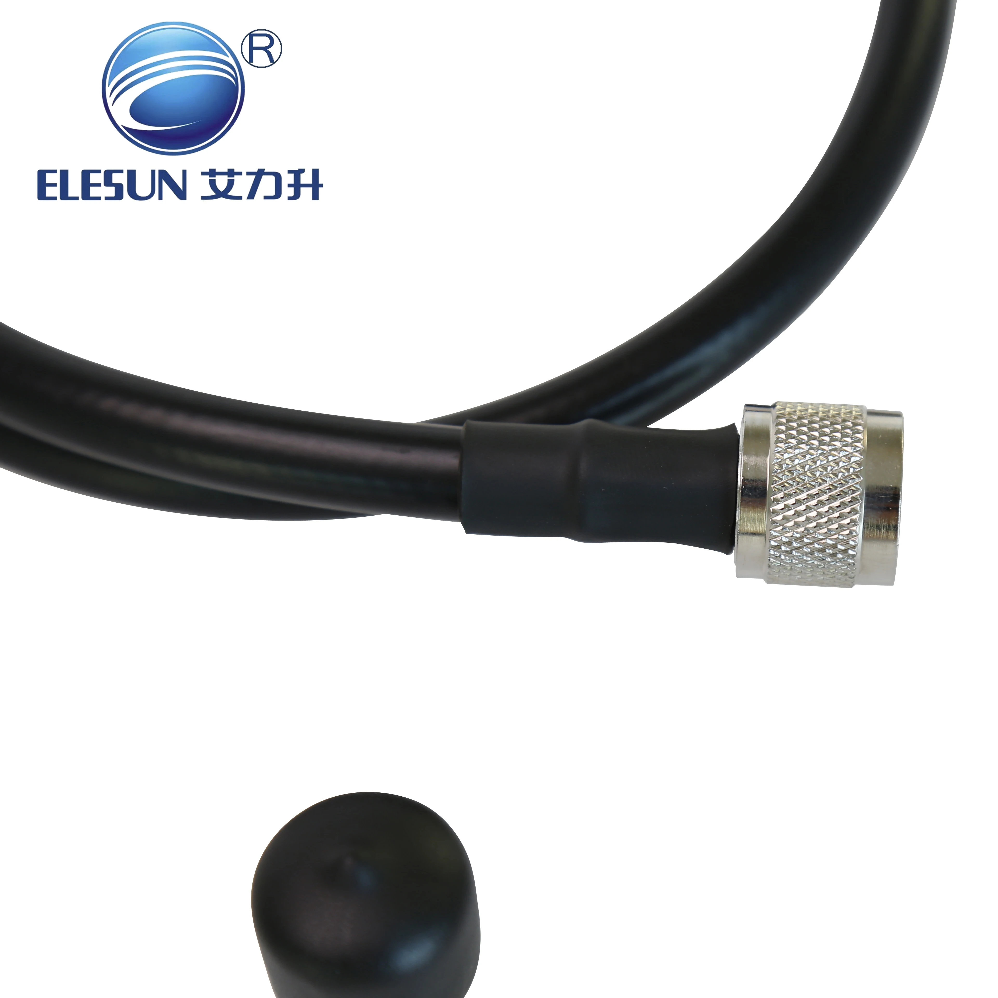 بيع مباشر من المصنع RG214 50 أوم كابل-Coaxial مع موصل نحاسي مطلي بالفضة مرتين والعزل الـ PE الصلب الطبيعي
