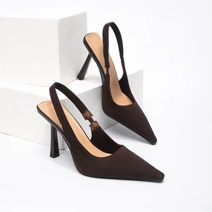 High-quality Waterproof Breathable Anti-slippery Pointed-toe High Heels for Business Ladies Fashion Trend Light Stylish Look