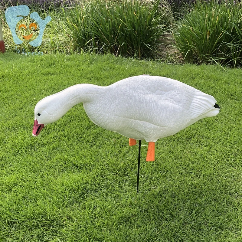 Foldable Eva Foam Canadian Goose White Wild Snow Goose Decoy Duck