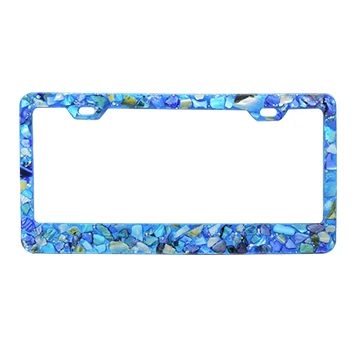 Custom Design Car Accessories 2024 Colorful License Plate Frame for USA Christmas Design