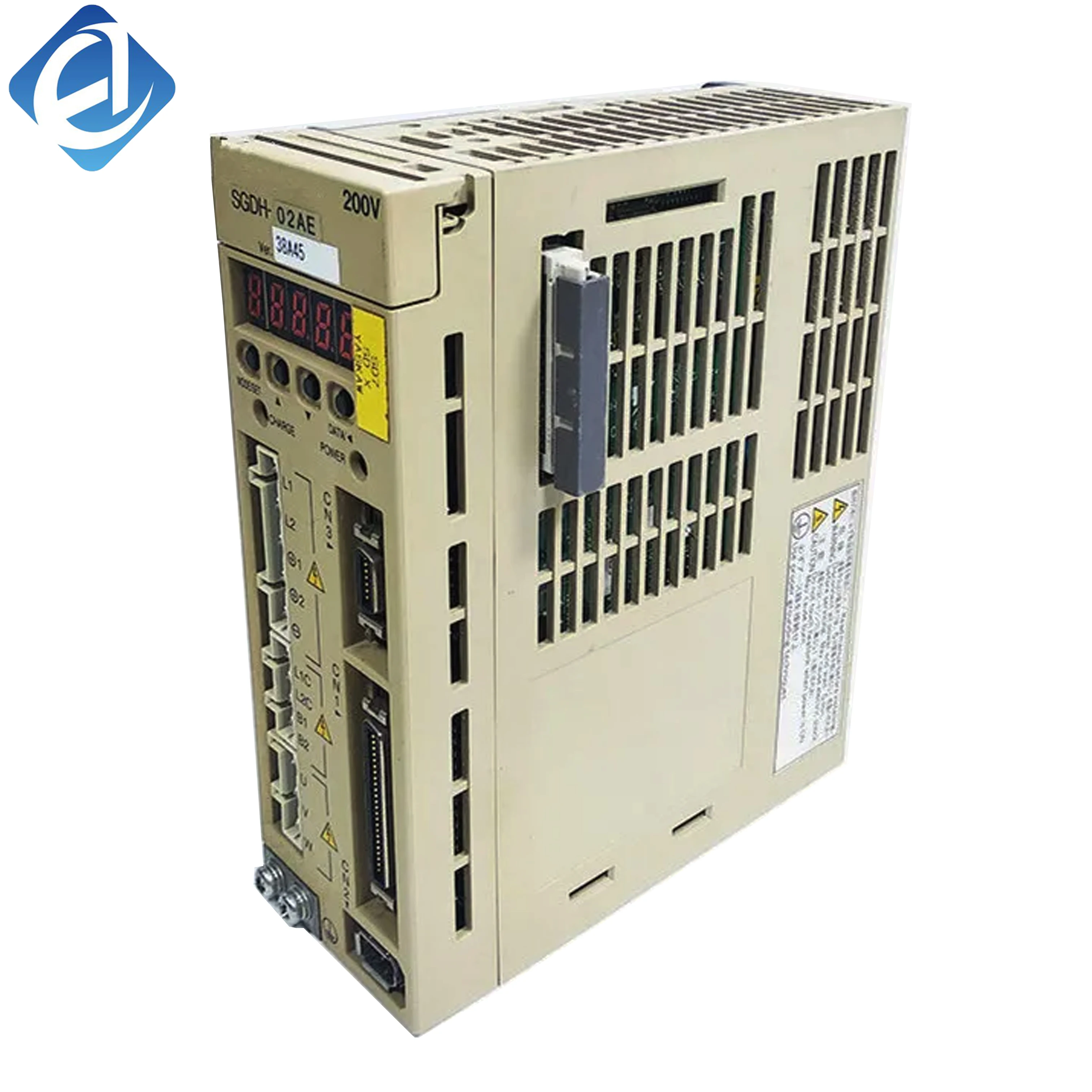 New Original SGDH-02AE Yaskawa SGDH series servo drive, matched with servo motors for precise position, speed and torque control in small industrial automation motion systems.