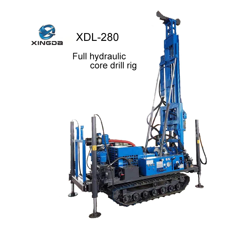 Factory Price Mechanical Top Drive Crawler Core SPT Sample Exploration  Drilling Rig