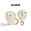 Lion Organic Cotton Rattle Set (Bagged)