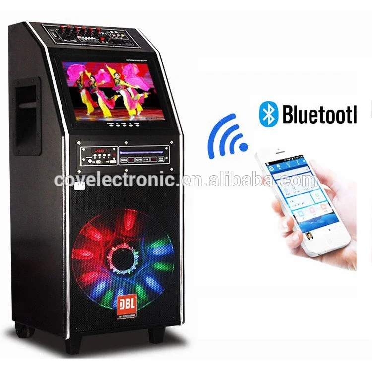 COV Trolley Speaker with LCD Screen  Built in Android System Can Connect with Phone and WIFI