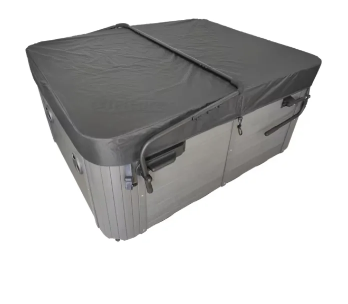 Водонепроницаемая черная квадратная спа-сумка от китайского производителя, ткань Оксфорд, защита для гидромассажной ванны, Европейский дизайн, Пыленепроницаемая для наружного использования