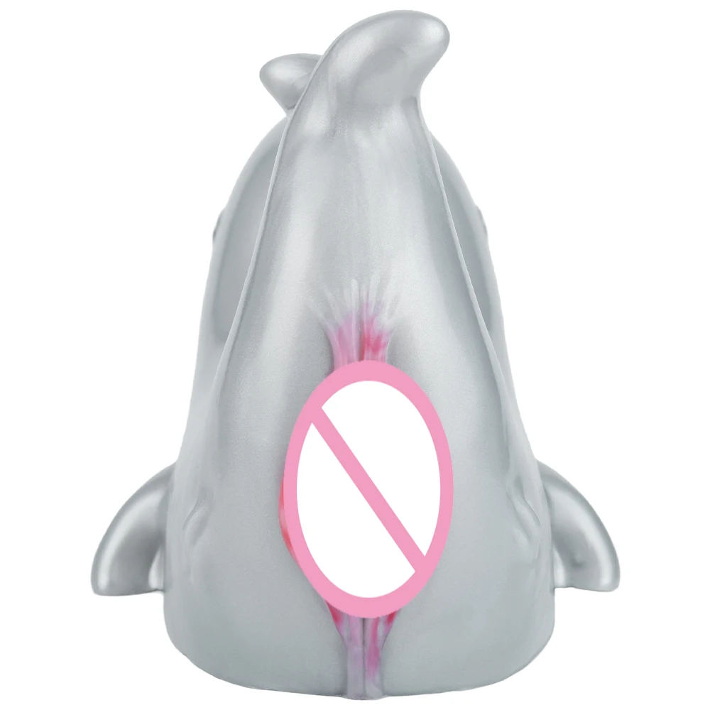 Valentine's Day Gifts Deep Sea Elf Dolphin Shape Silicone Erotic Male  Masturbator Sex Toy Adult Game Flirting Sexy Toy for Man
