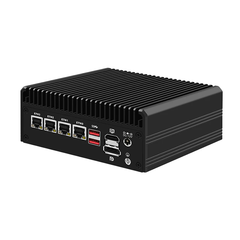 Topton Solid Firewall Router I3 N305 N100 - 2.5G Fanless Mini PC