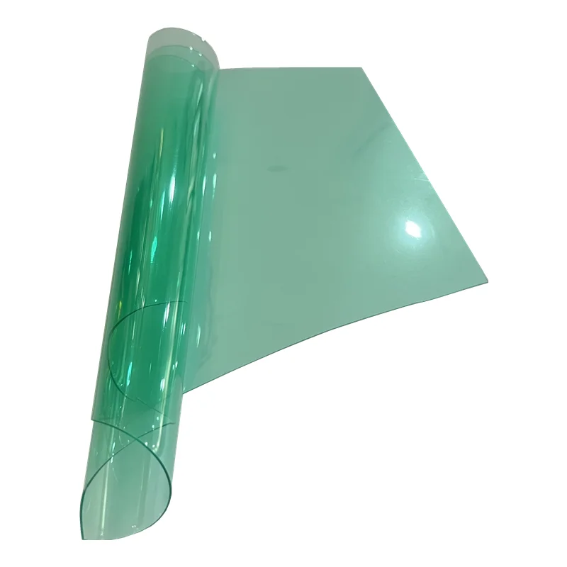 Colored Transparent Clear Pvc Film Vinyl Fabric For Plastic Handbag