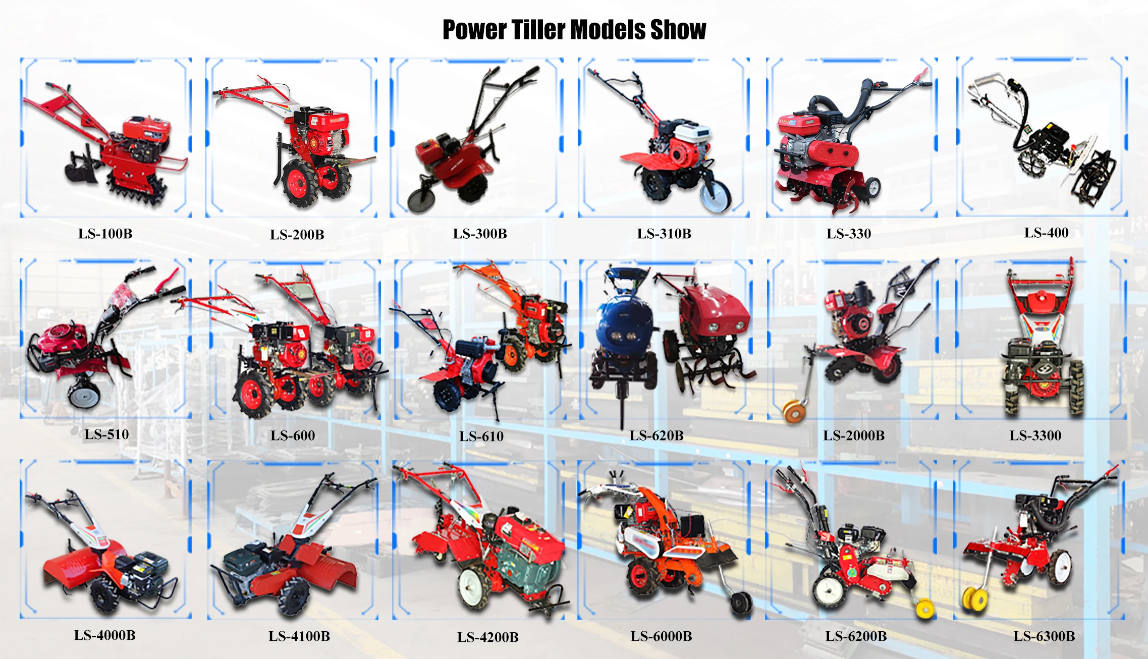 Power Tiller 12 HP Diesel Walking Tractor 2WD Gearbox High Productivity