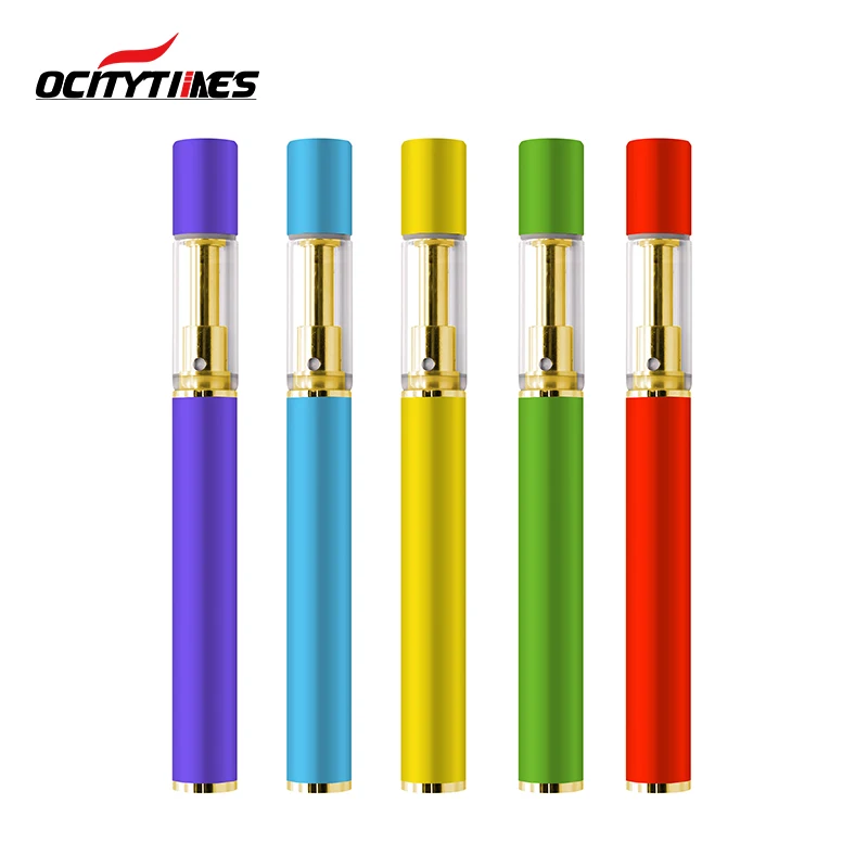 Ocitytimes оптовая продажа белого цвета 350mah перезаряжаемая OEM ODM cbd вейп ручка