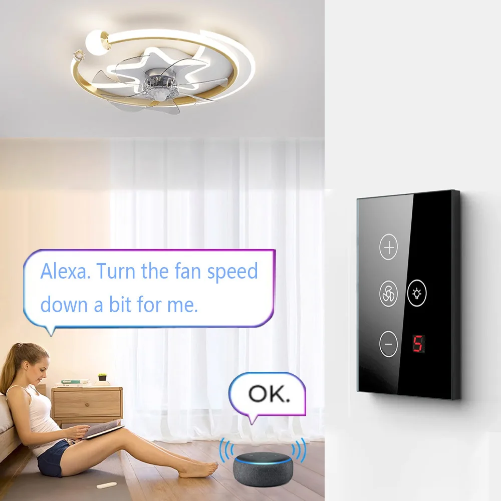 Touch Switch for Fan, JRUMP, Wall - detail 2