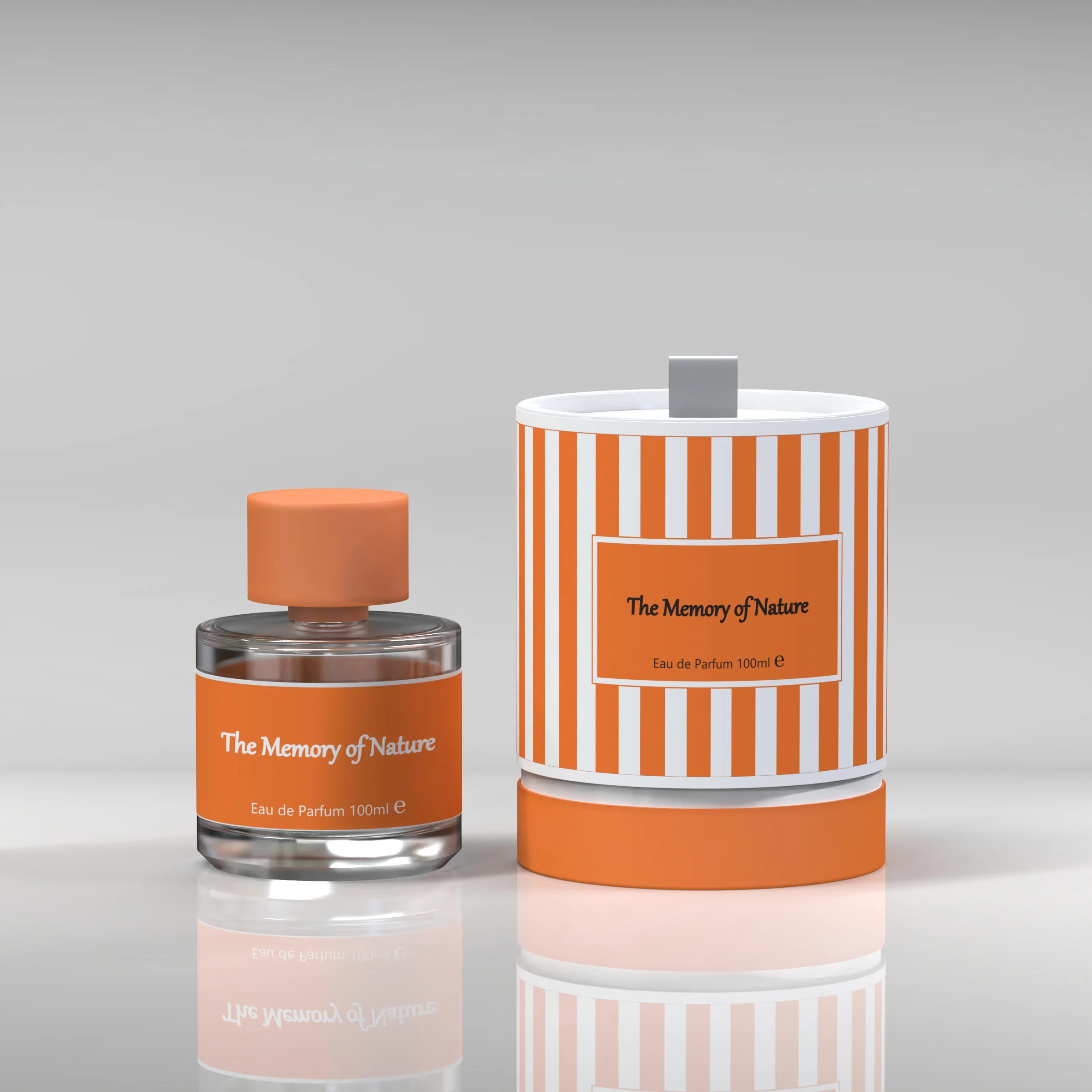 Luxury 30ml 50ml 100ml Round Empty Perfume Bottle With Pump Spray Cap