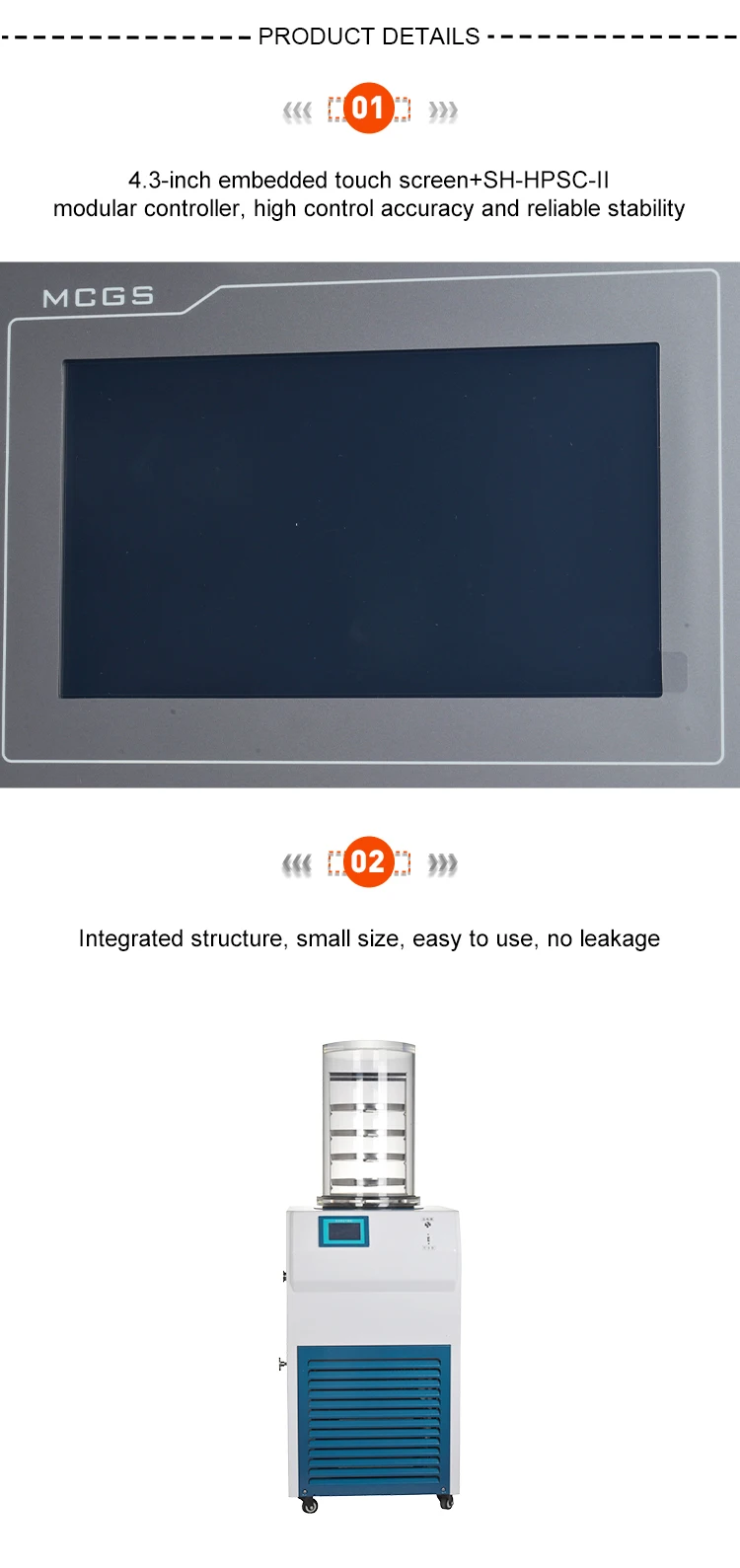 Fruit Food Vegetable Vacuum Freeze Dryer