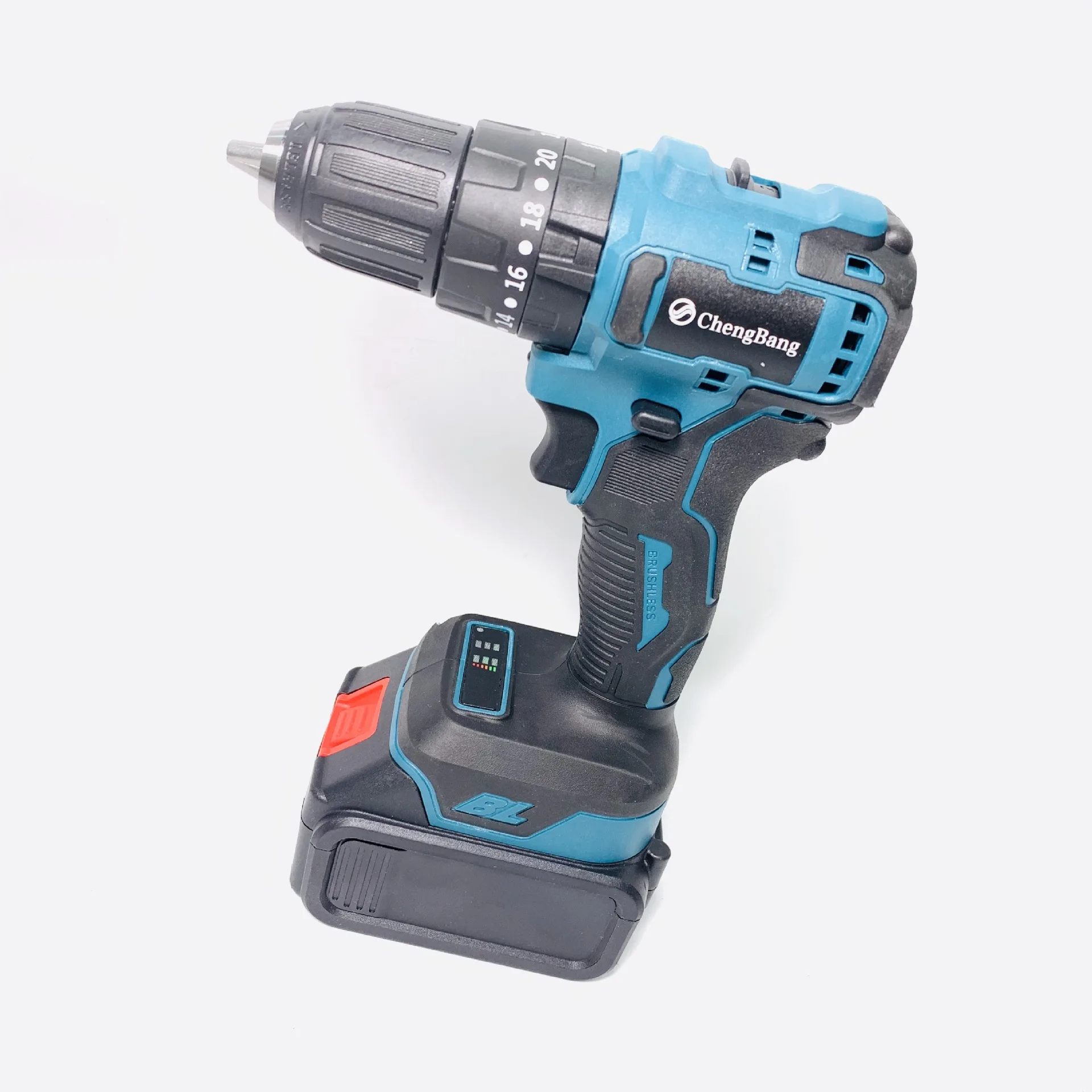 Set of 3pcs Power Tools Rechargeable Lithium Electric Drill Brushless Angle Grinder Cordless Hammer Drill Combination Tool Set