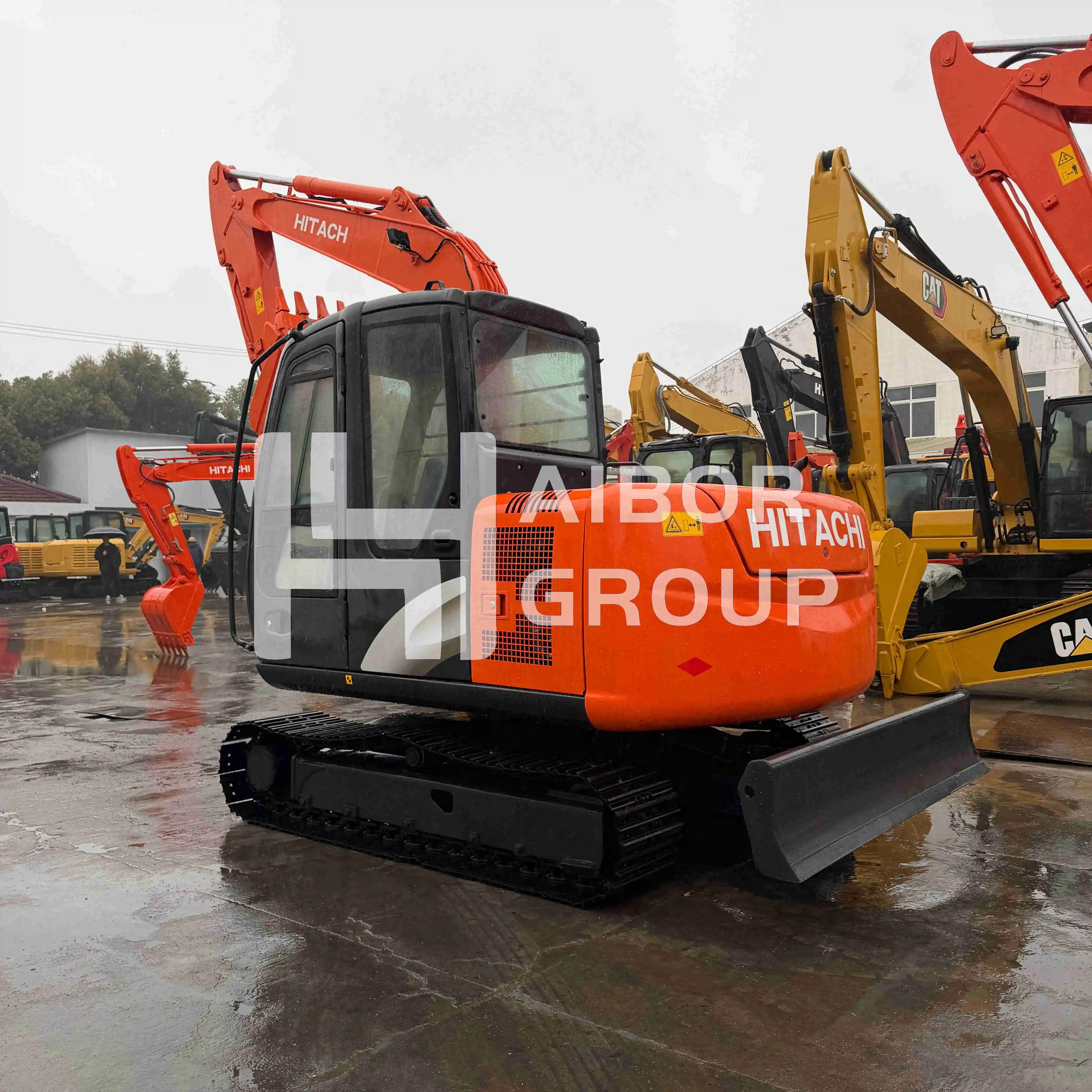 Japan HITACHI ZX60 Original Good Condition Small Excavator 6Ton