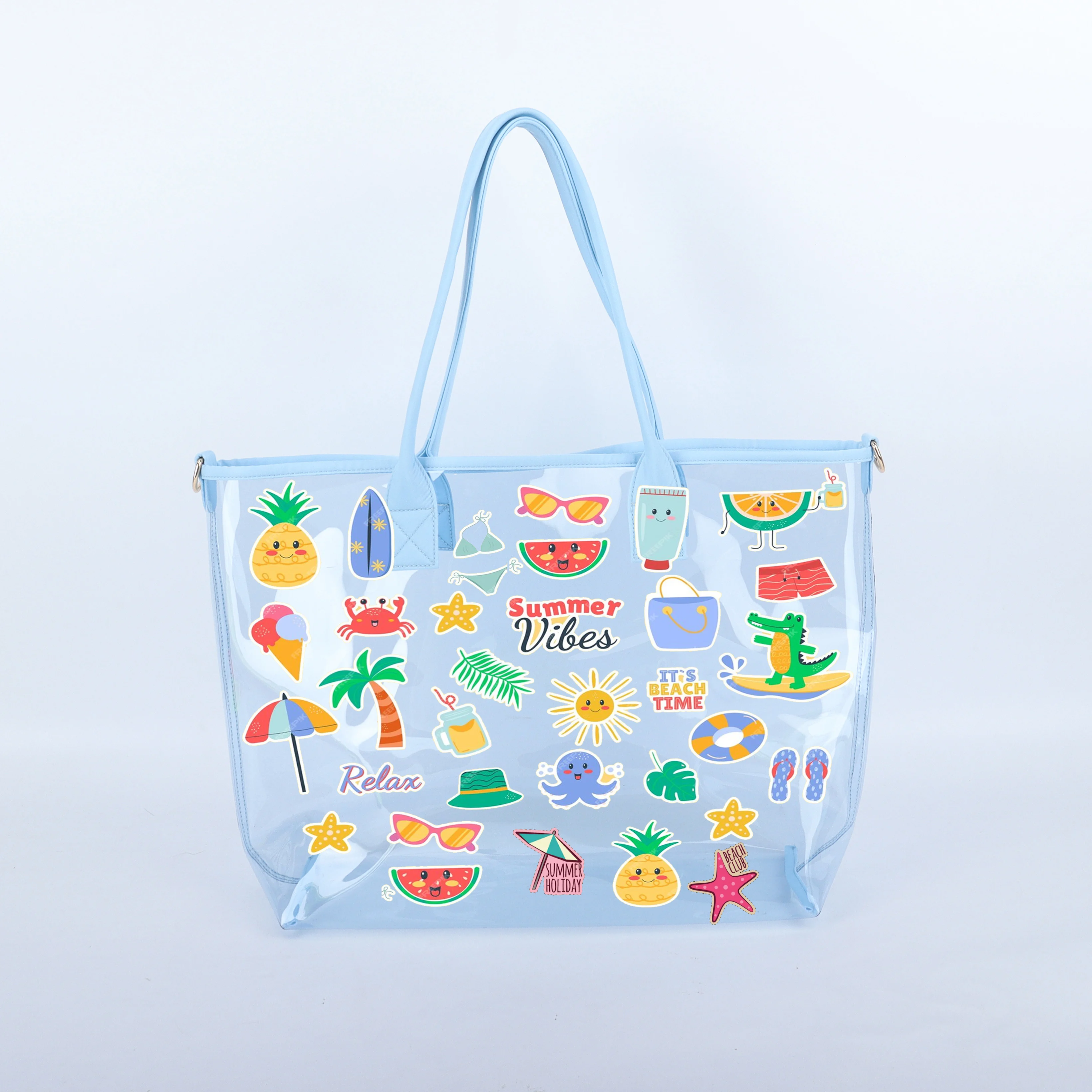 Borsa Tote Trasparente, Borsa Da Viaggio Borsa Da Donna, Borsa A - Foto 9